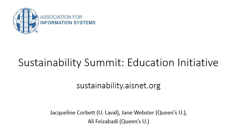 Sustainability Summit: Education Initiative | Ali Feizabadi